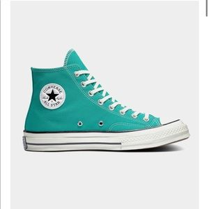 Teal High Top Converse
